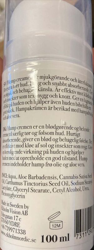 Ekholms PROB Hemp Krem - 100ml