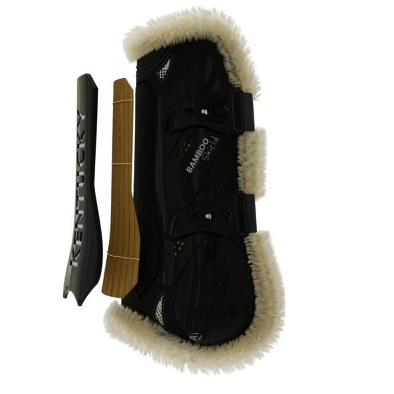 Kentucky Vegan Sheepskin Tendon Boots Bamboo Elastic