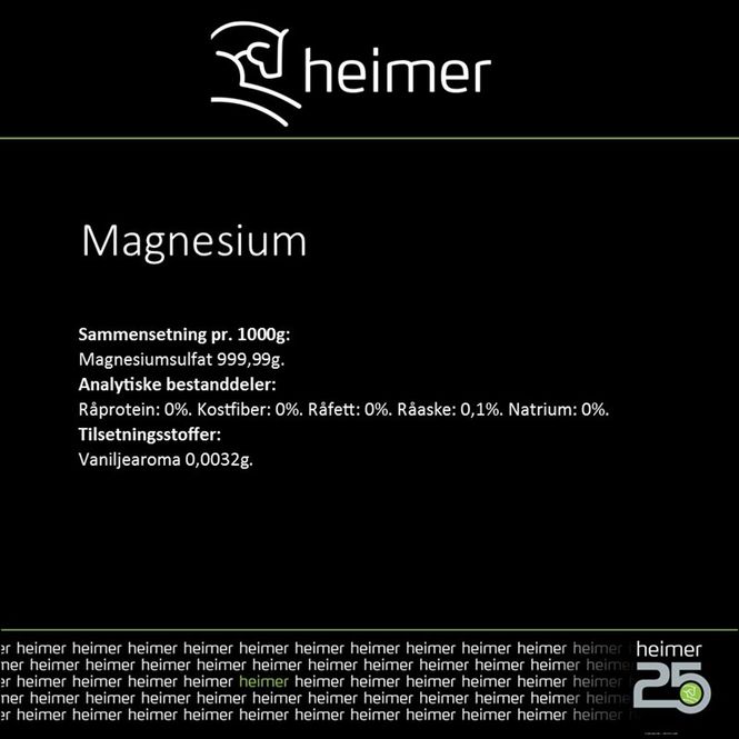 Hovedbilde Heimer Magnesium - 1Kg