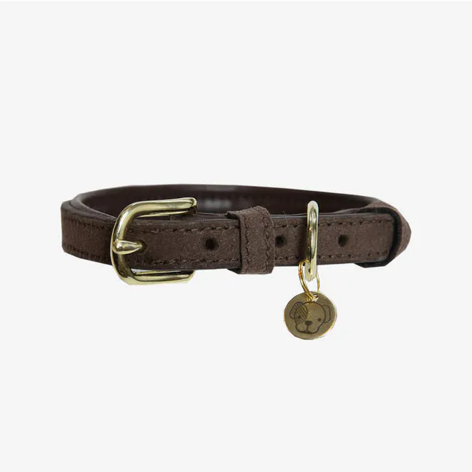 Hovedbilde Kentucky Dog Collar Leather Velvet