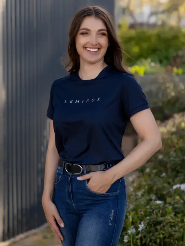 LeMieux Sport T-Skjorte - Navy 