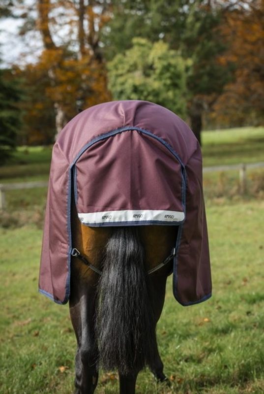 Amigo 1200D 100g -  Burgundy/Navy & Titanium Grey