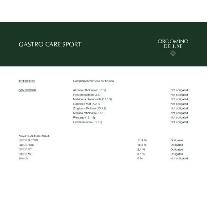 Hovedbilde Grooming Deluxe Gastro Care Sport 600g