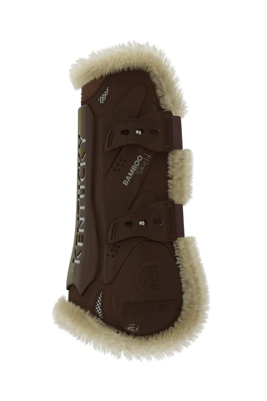 Kentucky Vegan Sheepskin Tendon Boots Bamboo Elastic
